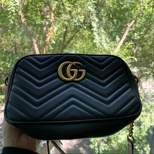 GG Marmont small matelassé shoulder bag